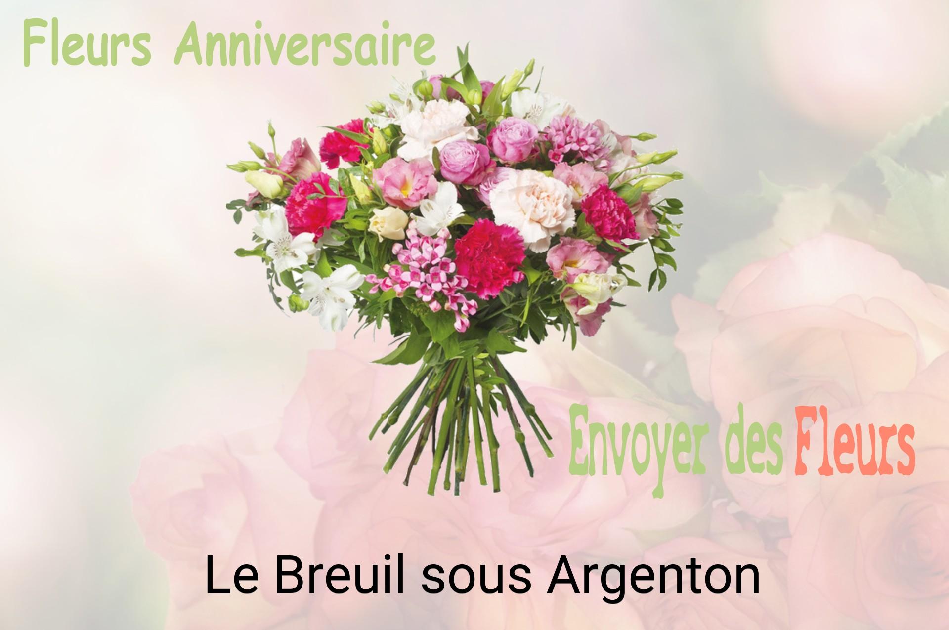Bouquet de fleurs d’anniversaire livré à Le Breuil-sous-Argenton