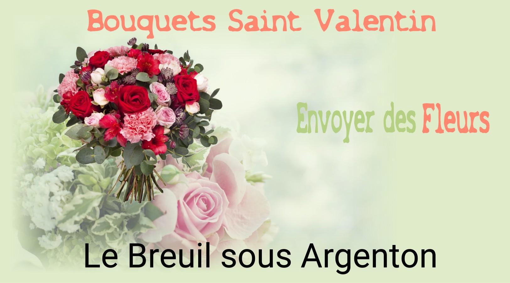 Roses de Saint-Valentin livrées à Le Breuil-sous-Argenton